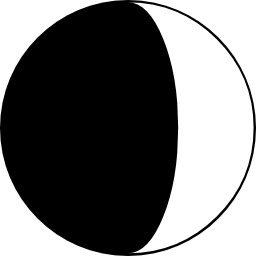 symbol interfejsu fazy księżyca ikona