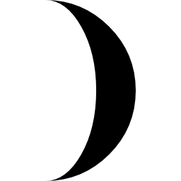 Moon phase symbol icon