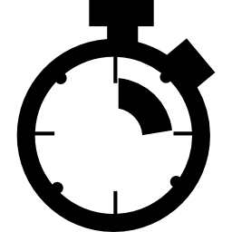 stopwatch-tool om de testtijd te controleren icoon