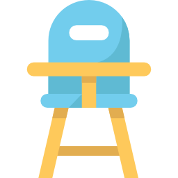 Baby chair icon