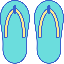 Flip flops icon