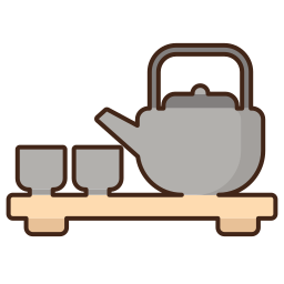 Tea set icon