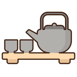 zestaw do herbaty ikona