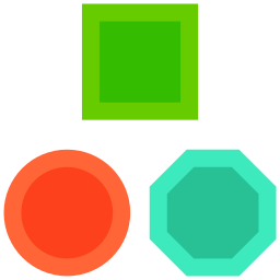 Geometric shapes icon
