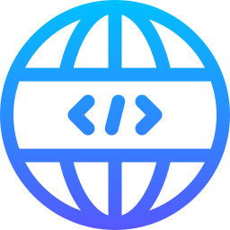 Globe grid icon