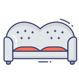 sofá icono