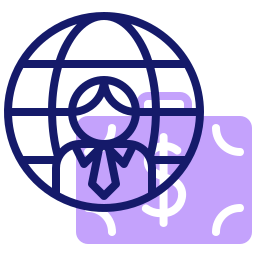 internationale zaken icoon