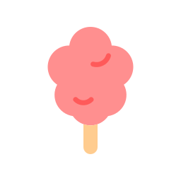 Cotton candy icon