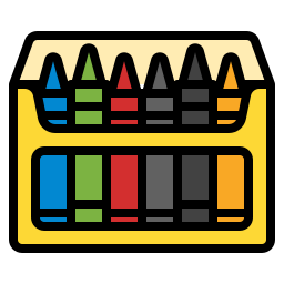 Pencil crayon icon