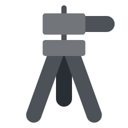 soporte para cámara de video icono