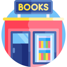 librería icono