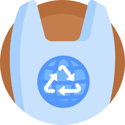 재활용 된 비닐 봉투 icon