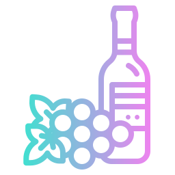 winogronowe wino ikona