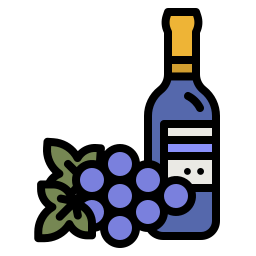 vin de raisin Icône