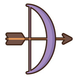 arco e flecha Ícone