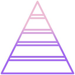 pirâmide gráfico Ícone