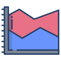 gráfico de splines icono