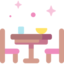 table à manger Icône