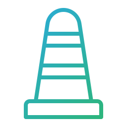 Traffic cone icon