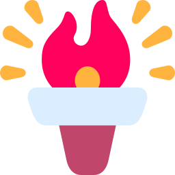 Olympic flame icon