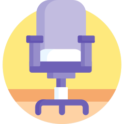 Office chair icon