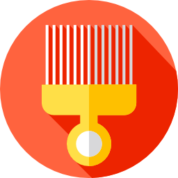 Afro pick icon