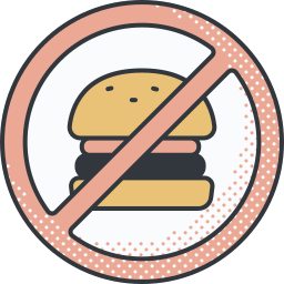 No junk food icon