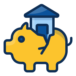 Piggy bank icon