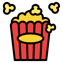 boîte de pop-corn Icône