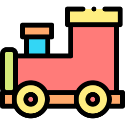 Train toy icon