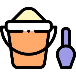 Sand bucket icon