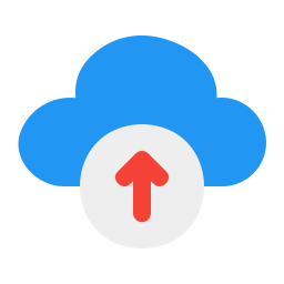 cloud uploaden icoon