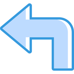 Turn left icon