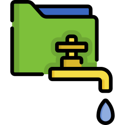 Data leak icon