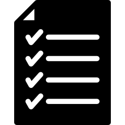 Shopping list icon