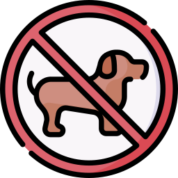 No pets allowed icon