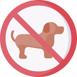 No pets allowed icon