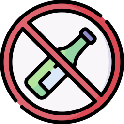 No alcohol icon