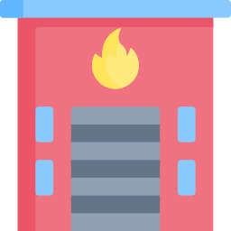 Fire station icon