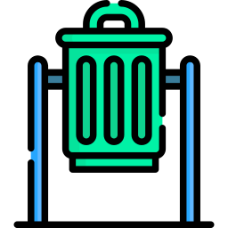 Trash bin icon