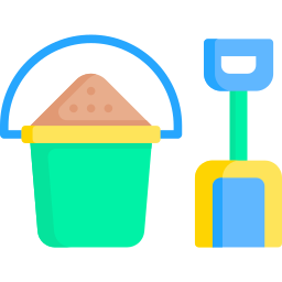 Sand bucket icon