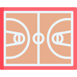 terrain de basketball Icône