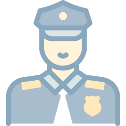 policía icono