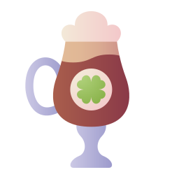café irlandês Ícone
