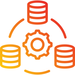 gestión de base de datos icono