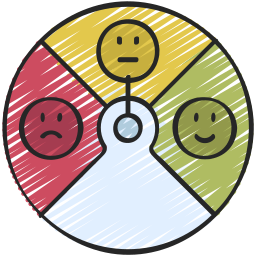 Satisfaction scale icon