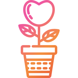 planta de amor icono