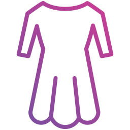 langes kleid icon