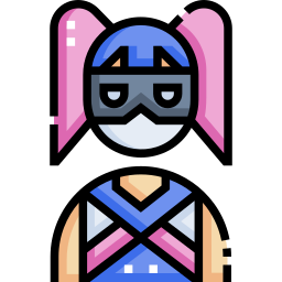 Masked lady icon