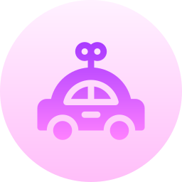 Toy car icon